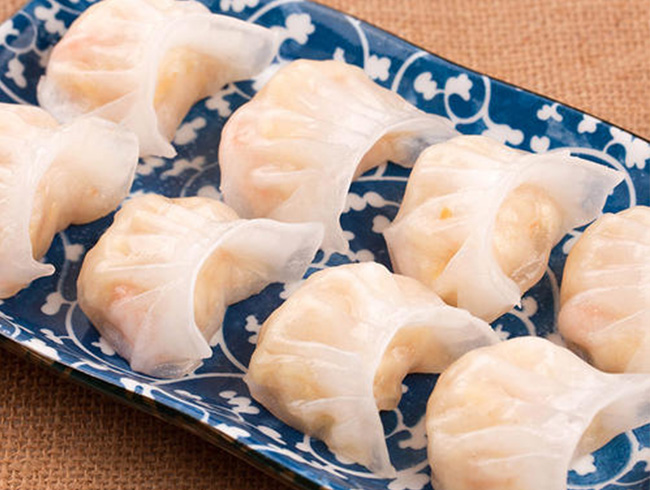 Hand made shrimp dumplings