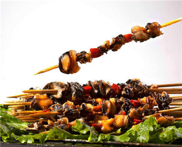 Snail skewers